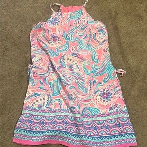 Lilly Pulitzer Pink and Teal Patterned Jumpsuit